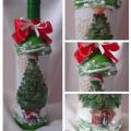 Christmas Tree - Decoupage - making
