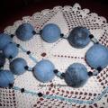 Blue of the sky - Necklaces - felting