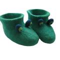 Froggy - Shoes & slippers - felting