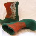 Moteriski veltinukai - Shoes & slippers - felting