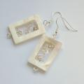 Pearl earrings weight - Earrings - beadwork