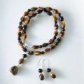 Eye of the Tiger and black agate set - Kits - beadwork