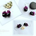 Cairo ribbon II - Earrings - beadwork