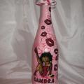 betty boop - Decorated bottles - making