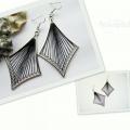 Wind round - Earrings - beadwork
