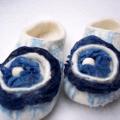 In the moon .... - Shoes & slippers - felting