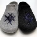 Rhombus - Shoes & slippers - felting