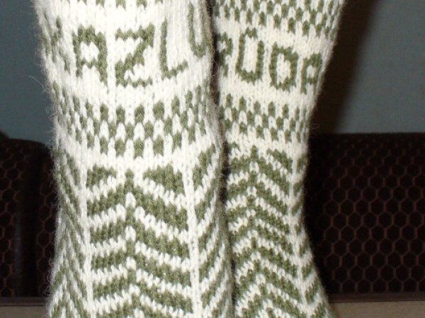 Patterned socks " Eglute " - Socks