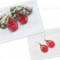 Wind round - Earrings - beadwork