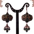 Indian - Earrings - beadwork