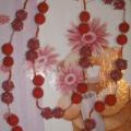 Pink and orange play - Necklaces - felting