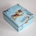 Box " angels and roses " - Decoupage - making