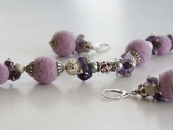Bracelet & amp; Earrings " anti-migraine " 2