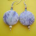 074th Jasper, Swarovski crystal. - Earrings - beadwork