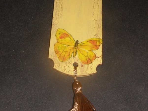 Žymekliukas with drugan - Decoupage