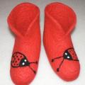Ladybird - Shoes & slippers - felting
