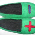 plus and minus - Shoes & slippers - felting