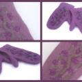 Felt gloves - Gloves & mittens - felting