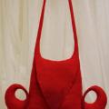 Velta Ranina " RED Capricorn: " - Handbags & wallets - felting