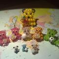 Teddy bear charms - Other pendants - beadwork