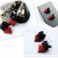 Cinabarito - Earrings - beadwork