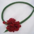 Laima poppies - Necklaces - felting