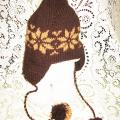 Winter hat with ears - Hats - knitwork