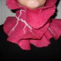 " pink " - Scarves & shawls - felting