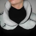 " White " - Scarves & shawls - felting