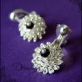 Nr.250 clips - Earrings - beadwork