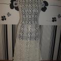 dress white snowflakes - Dresses - knitwork