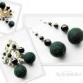 Crossbreed - Earrings - felting