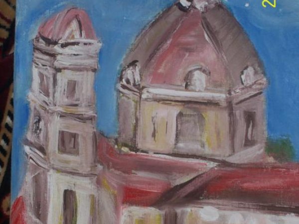 PAŽAISLIS - Acrylic painting