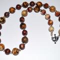 Beads " Nuts " - Necklace - beadwork