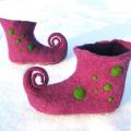Snub-nosed elf felt - Shoes & slippers - felting