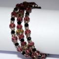 Bracelet of Czech glass - Bracelets - beadwork