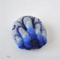 " droplets " - Brooches - felting