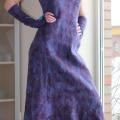 Velta dress " Blueberry flavor " - Dresses - felting