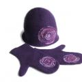 Felted Hat and gloves - Kits - felting
