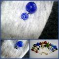 Brooch on pin - Brooches - beadwork