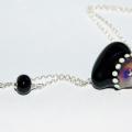 Heart Murano glass - Neck pendants - beadwork