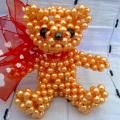 Teddy bear gift - Biser - beadwork
