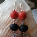 Coral reef - Earrings - beadwork
