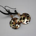 leopard - Earrings - beadwork