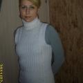 White vest - Blouses & jackets - knitwork