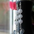 Crystal Heart - Earrings - beadwork