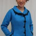 Veltas jacket " Turquoise " - Jackets & coats - felting