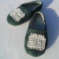 " Lithuanian " - Shoes & slippers - felting