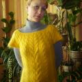 Yellow vest - Blouses & jackets - knitwork
