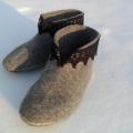 " lace " - Shoes & slippers - felting